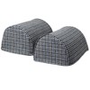 Classic Home Store Harris Tweed Pair of Standard Round Arm