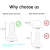 Adyawen Upgraded Version Foldable Shower Dam Shower Plug and Fixing