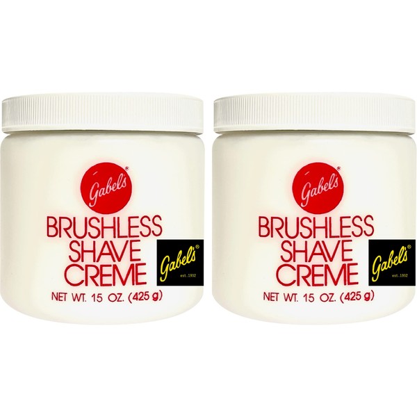 Gabel's Brushless Shave Creme 15oz (White) Authentic Gabel's Manufacturer Direct