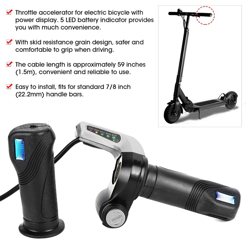 36V 1000W Electric Bike Brushed Speed Box Controller Throttle Grip