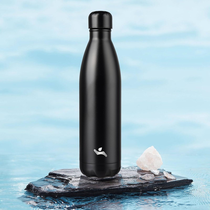 Konokyo Insulated Water Bottles,25 oz Double Wall Stainless Steel Vacumm