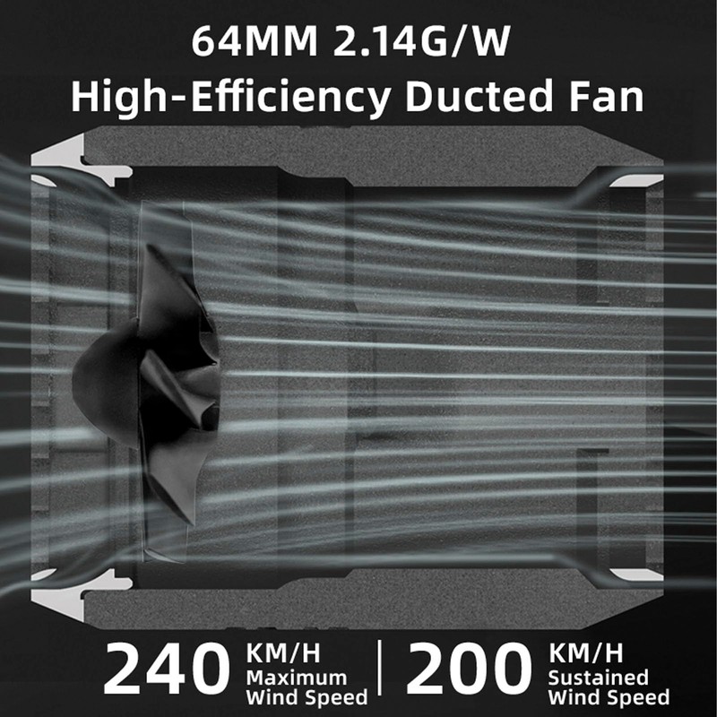 X64 Car Compression Air Duster Portable Car Turbo Fan Blower