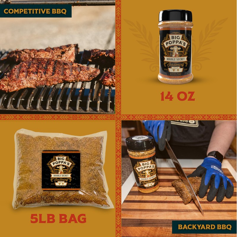 Big Poppa’s Double Secret Steak Seasoning – Prize-Winning Steak Rub