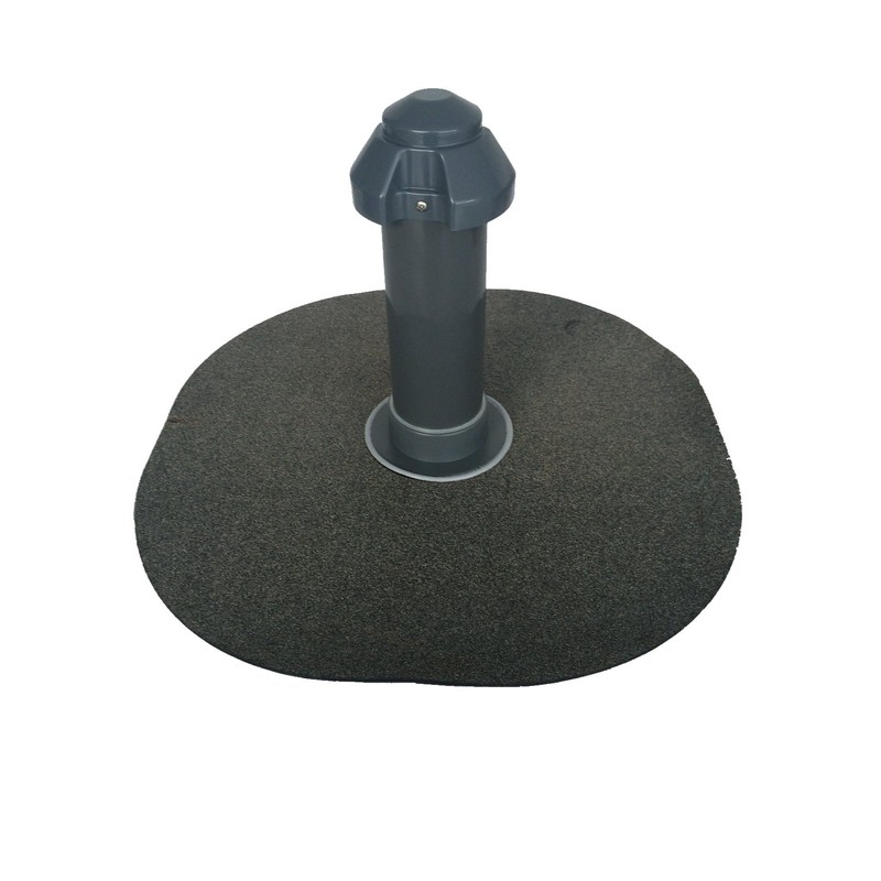 HAHN Handelshaus Flat Roof Ventilation DN 70, Bitumen Flange, Round,