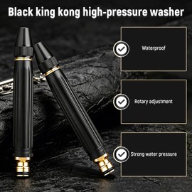 2026 New Jet Nozzle PowerWasher for Garden Hose, 2Pcs Garden Hose Nozzle High Pressure PowerfulCleaning Spray Evenly, High Pressure Hose Nozzle for Car Washing