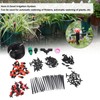 49.2ft Drip Irrigation Kit Adjustable Automatic Atomizing Watering System for