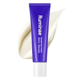 Ruminae Smooth Eye Cream | 0.1% Retinol, 0.5% Bakuchiol | Anti-Aging Brightening Eye Care | Fine Line Reducer, Wrinkle Smoother & Dark Circle Corrector, Gentle Korean Skin Care (1.01 fl. oz.)