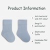 QIYIENDIAN 5 Pairs Toddler Crew Socks Soft Cotton Socks Elastic