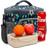 FlowFly Insulated Lunch Bag Adult Lunch Box Large Cooler Tote