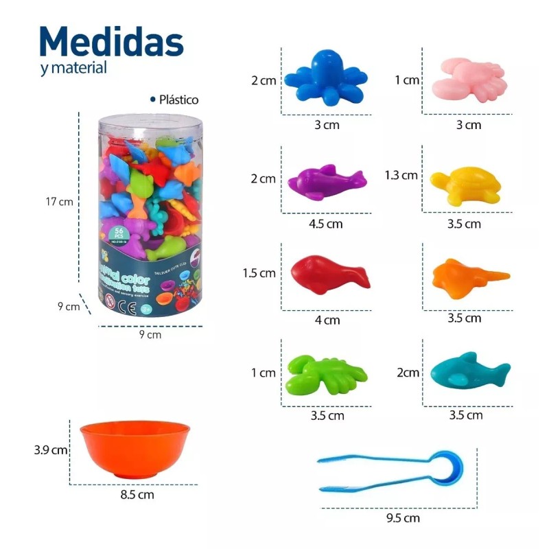 Bluelander Mayoreo 2 Kits Juguete Didáctico Niños Cognitivo Educativo