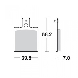 AP Racing Motorcycle Brake Pad Cagiva 125 Mito Ev 1995-2010 AR