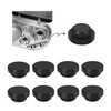 PHATRIP Pack of 8 Rubber Plugs, Protective Rubber Plugs Set for Gas Stoves Holder Rubber Cover Caps Compatible with Dometic, Smev