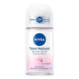Desodorante roll on Nivea Tono Natural Miracle Sweet lirio