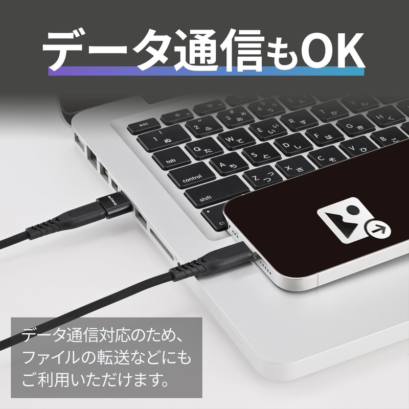 SEIWA USB CtoA D654 Type-C to Type-A Converter Connector, Compact,