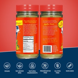 Spike Seasoning, Original Gourmet Magic Seasoning Salt Blend - Seasonings and Spices for Cooking, Popcorn Seasoning, All-Purpose Seasoning for More Flavorful, Healthy Meals, 3 Oz - Pack of 2