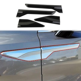 Korlot Glossy Black Side Body Emblem Cover Trims Accessories for 2024-2025 KIA Sorento