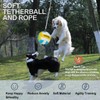 ASOCEA Soft Tetherball and Rope,Outdoor Backyard Toy for Large Medium