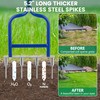 YOWPSY Spike Tine Fork Lawn Aerator - Four 5.2'' Stainless