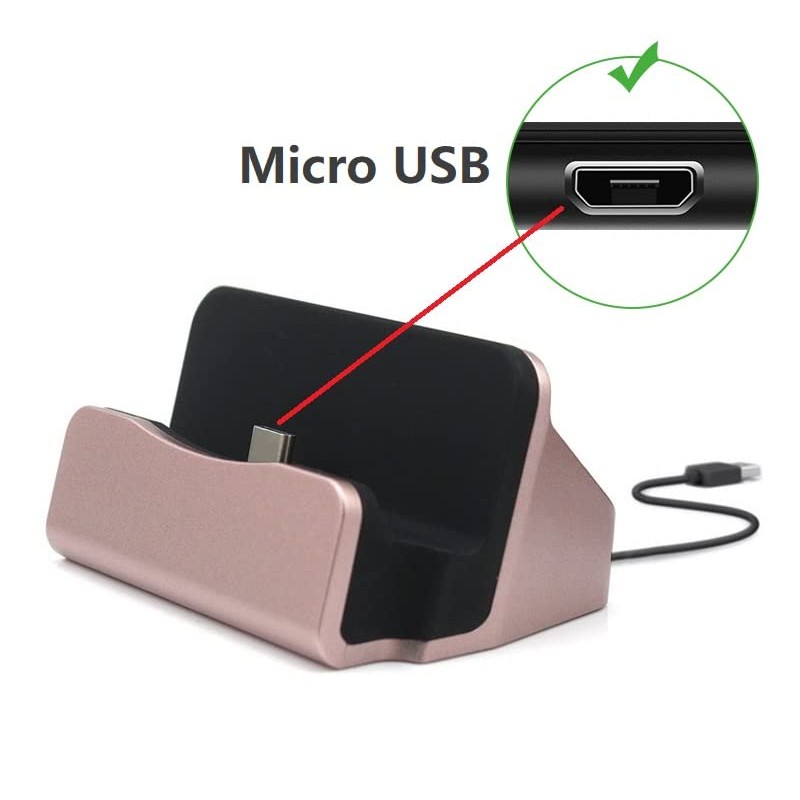 AXYO Micro USB Charging Stand Charging Cradle Data Sync Micro