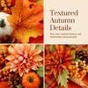 24 Inch Fall Wreath for Front Door, Autumn Harvest Farmhouse