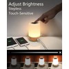 salipt LED Bedside Lamp, 4 USB Ports, Table Lamp Touch