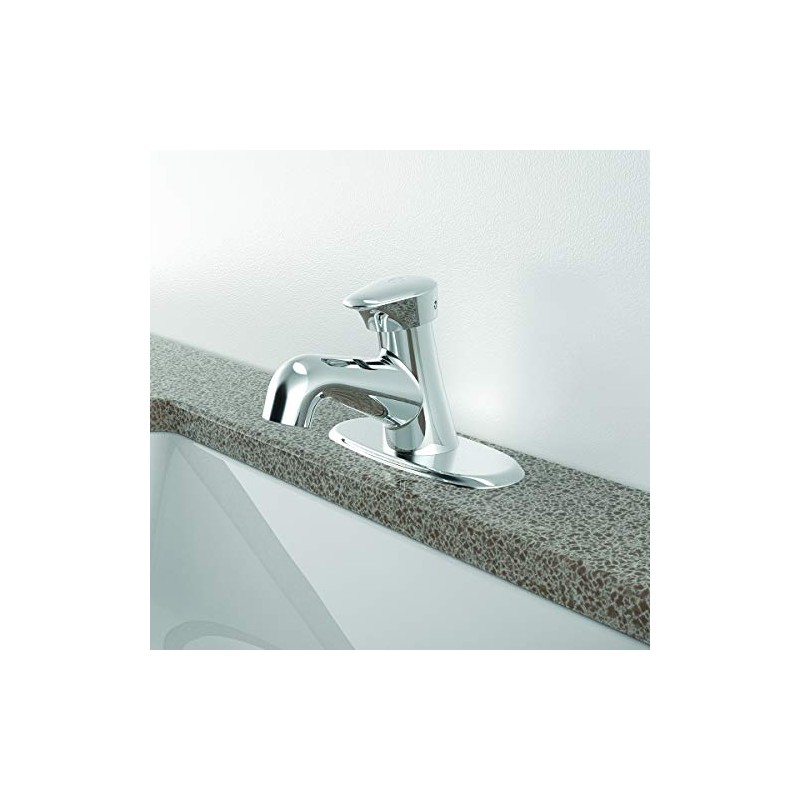 Speakman S-5122 Easy-Push Single Supply Metering Faucet, Polished Chrome