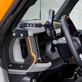 JHD-TOGO for Bronco Dash Phone Holder,Driver Side Phone Mount,Adjustable Aluminum Alloy & ABS Phone Mount Interior Accessories for Ford Bronco 2021 2022 2023 2024 2/4 Door Accessories