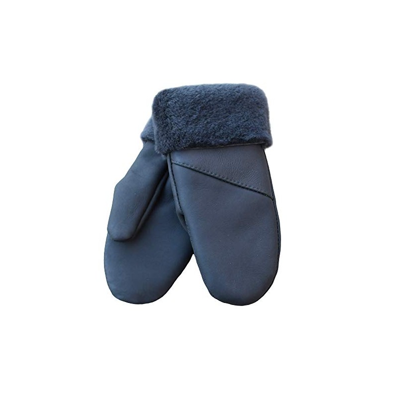 SamWo Ladies 100% Lambskin Gloves Mittens Size S Grey