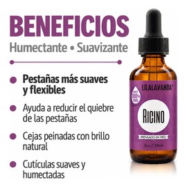 Aceite De Ricino 100 Puro Prensado En Frío - 59 Ml