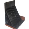 12 Pack L18" x H 12" Black Heavy Duty Shelf