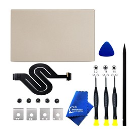 iPartsleader A1534 Trackpad Replacement for MacBook (Retina,12-inch,2016-2017) Force Touch Touchpad with Cable EMC 2991/3099 821-00507-A (Not fit to 2015) (Gold)