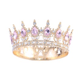 Sparkling Crystal Tiaras & Crowns for Women & Girls - Rhinestone Bridal Wedding Headpiece, Princess Birthday Party Hair Accessories