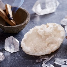 QianCannaor QianCannaor Kristalle Heilsteine Set (Geoden-Set)