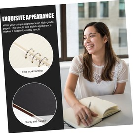 Operitacx Notizbuch Business-notizblock Aus Pu-leder A5-format Für Notizen Meetings Und Inspiration