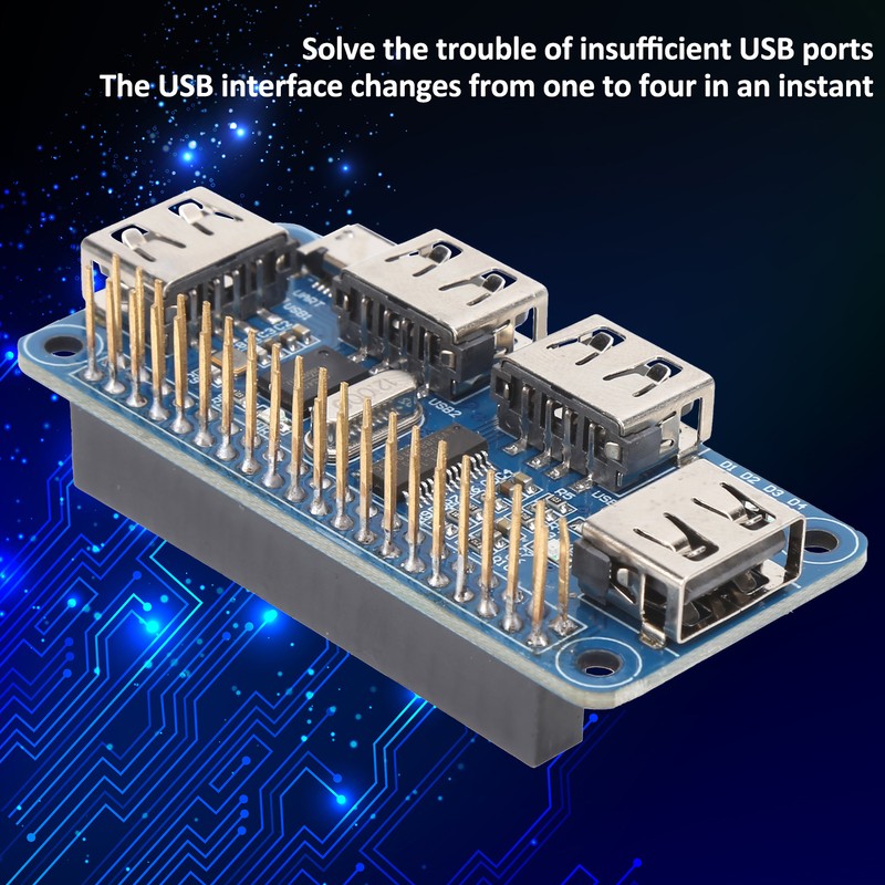USB Expansion Board Module with Changeable Interface Hub Splitter for