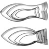 Fish Shaped Cookie Cutter Set of 8 pcs, Stainless Steel