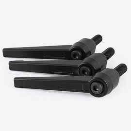 Anawakia Set of 4 Clamping Lever Handles, M8 Stainless Steel Male Thread, Adjustable Handle, Machine Handles, Clamping Lever External Thread (45 mm)