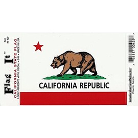 California Flag Decal for auto, Truck or Boat