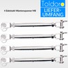 Toldoro® 4 x M8 Turnbuckle Tensioner Stainless Steel V4A /