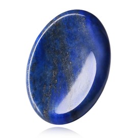 XIANNVXI Lapis Lazuli Crystals Stones Crystal Worry Stones Thumb Gemstones Healing Stones Natural Polished Oval Palm Pocket Stone Anxiety Stress Relief Meditation