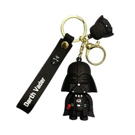 TCB Creations Darth Wars Vader 3D Character Figure Silicone Charm Keychain