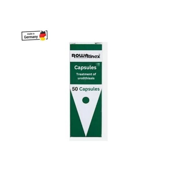 Rowa 2X ROWATINEX 50 Capsules For Renal Disorders Infections of