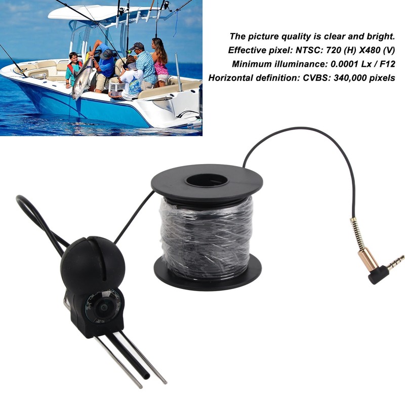 Fish Finder Camera Professional CVBS Format HD Transmission Underwater Fishing