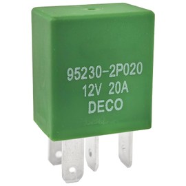 3-Pack 95230-2P020 Relay 12VDC 20A 4-Pin SPST - Compatible with Hyundai Elantra/Sonata & Kia Optima/Forte (2011-2017) - Fixes Cooling Fan, Fuel Pump & P0699/B1681 Errors