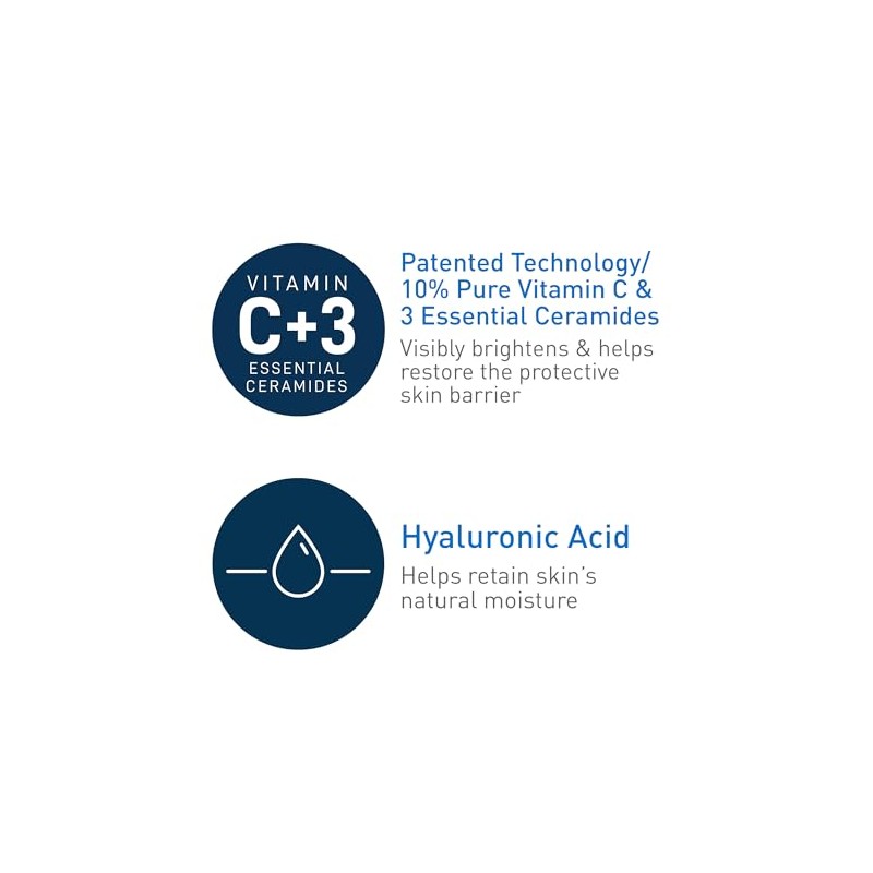CeraVe Sérum Vitamina C Vitamin C Serum with Hyaluronic Acid,