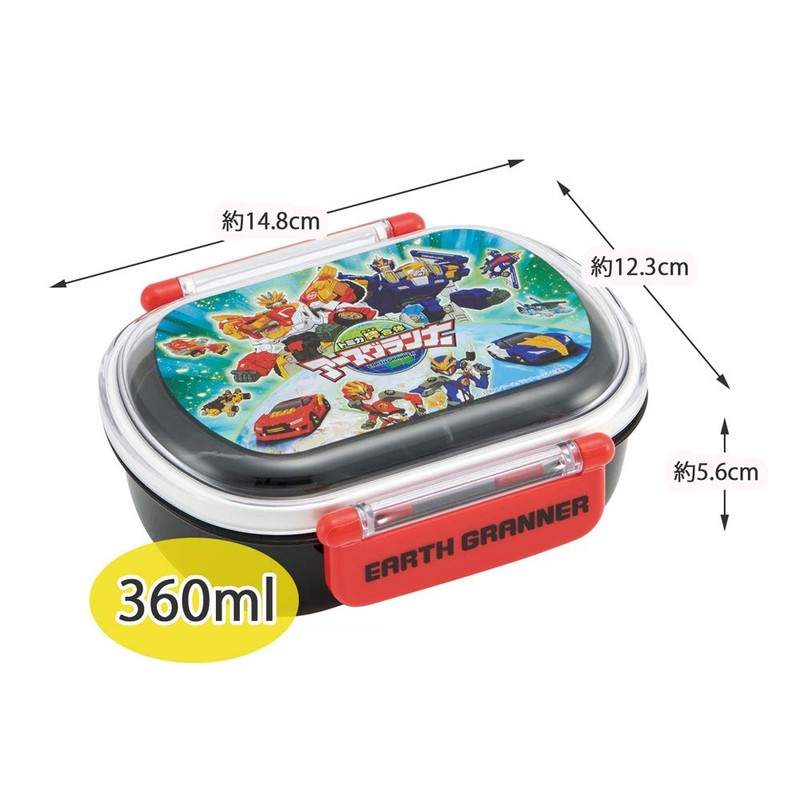 Skater QAF2BA Children's Lunch Box, Tomica Earth Gunner, 12.2 fl