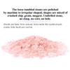 Swpeet 1 Pound Pink Crystal Small Tumbled Chips Stone Gemstone
