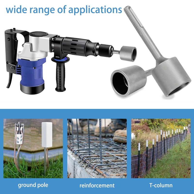 5 Pits Piles Hammer Head, Head Hammer Barrel for SDS
