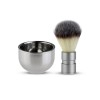 Tinksky Shaving Bowl Brush Set Lather Shave Mug Heat Insulation
