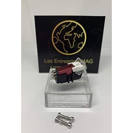 Cartridge + Diamond stylus for Technics SLD3, SLD303, SLD33, SLD3K, SLD5, SLQ2 Red